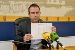 El portavoz del PSOE de Talavera, José Gutiérrez