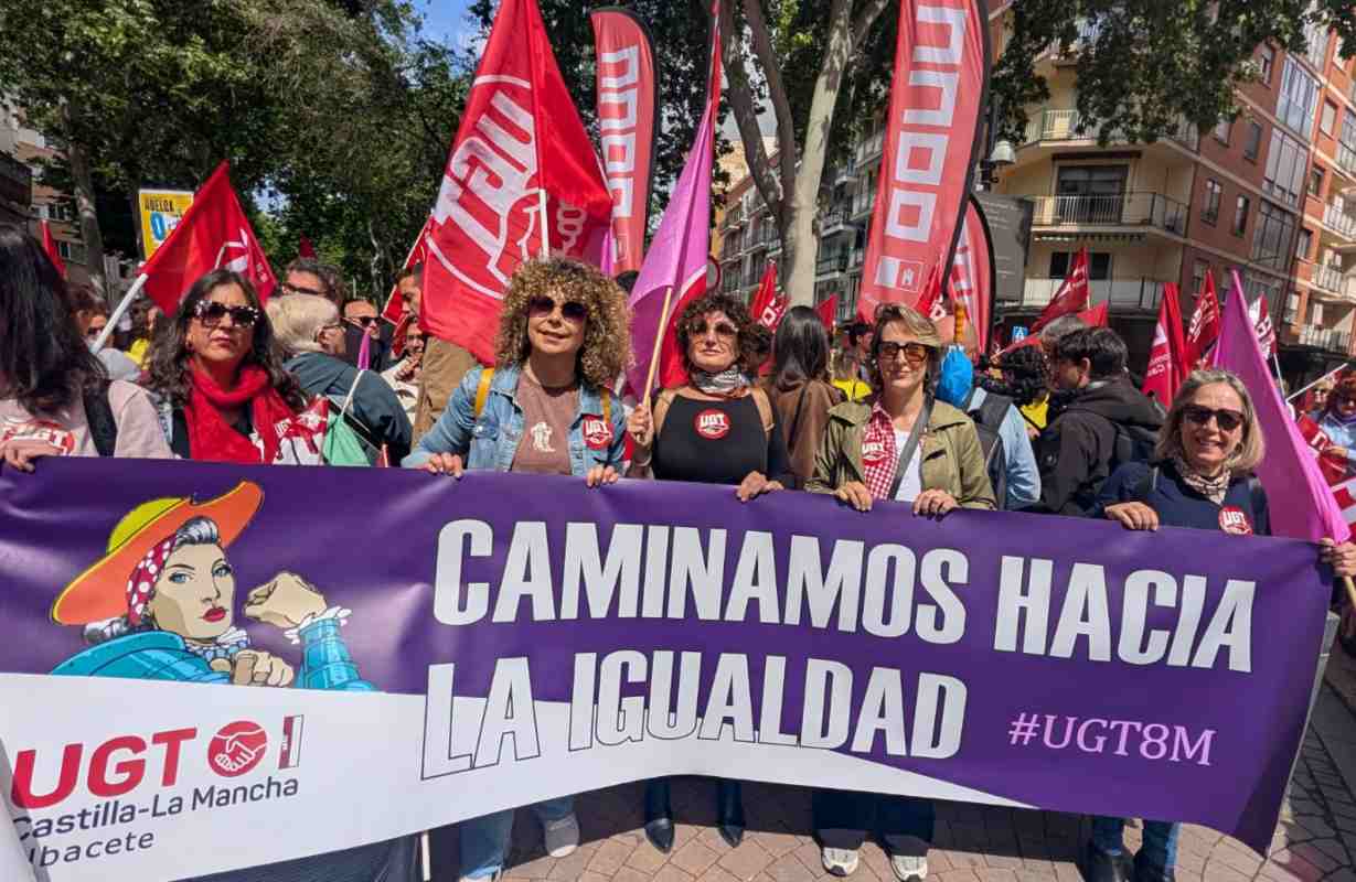 La manifestación de Albacete.