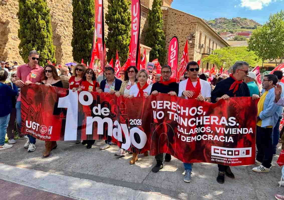 Cientos de personas salieron a las calles el 1 de Mayo.