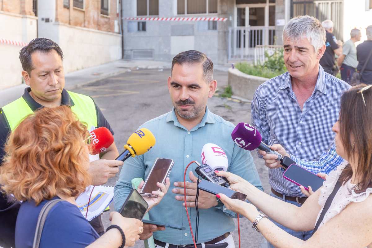 Inicio obras entorno del asilo