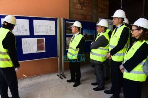 Visita a las obras del consejero Juan Anfonso Ruiz Molina y del presidente Emiliano García-Page. Imagen: Rebeca Arango.