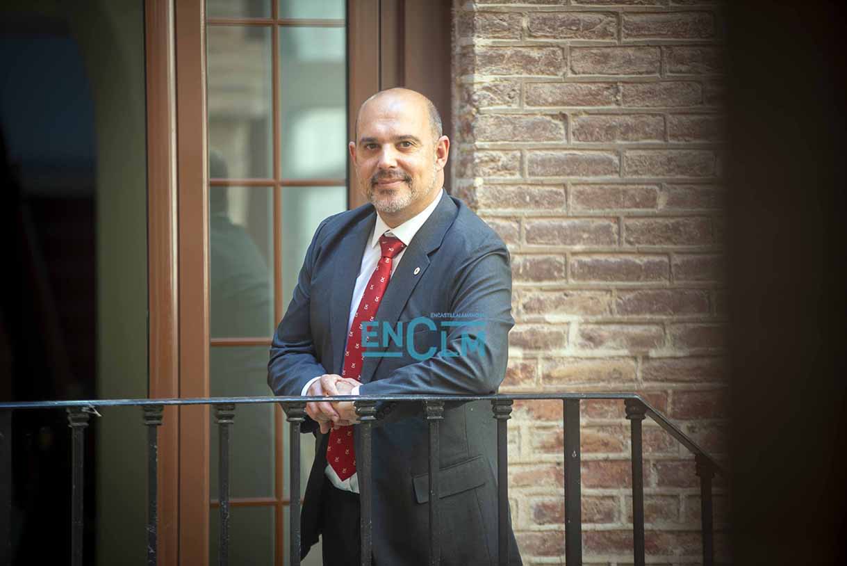 Pablo Bellido, presidente de las Cortes de Castilla-La Mancha. Foto: Rebeca Arango.