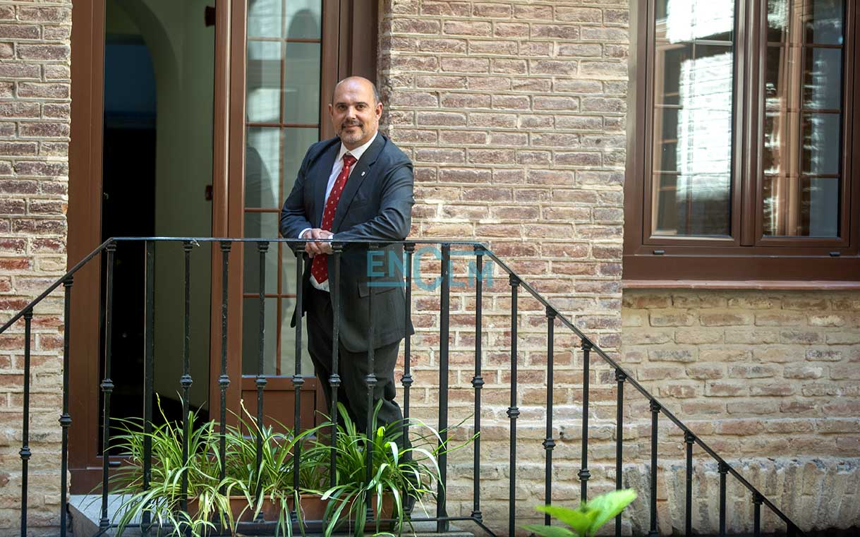 Pablo Bellido, presidente de las Cortes de Castilla-La Mancha. Foto: Rebeca Arango.