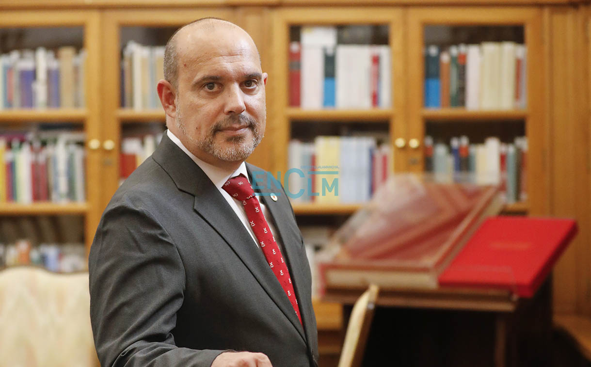 Pablo Bellido, presidente de las Cortes de Castilla-La Mancha. Foto: Carmen Toldos.