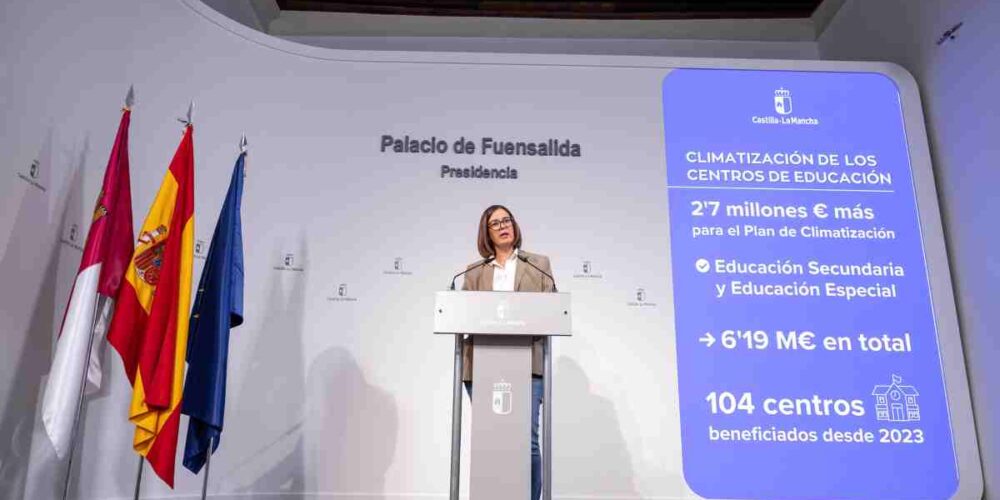 La consejera portavoz del Gobierno de Castilla-La Mancha, Esther Padilla.