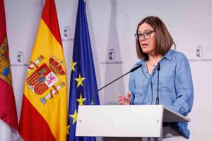 La consejera portavoz del Gobierno de Castilla-La Mancha, Esther Padilla.
