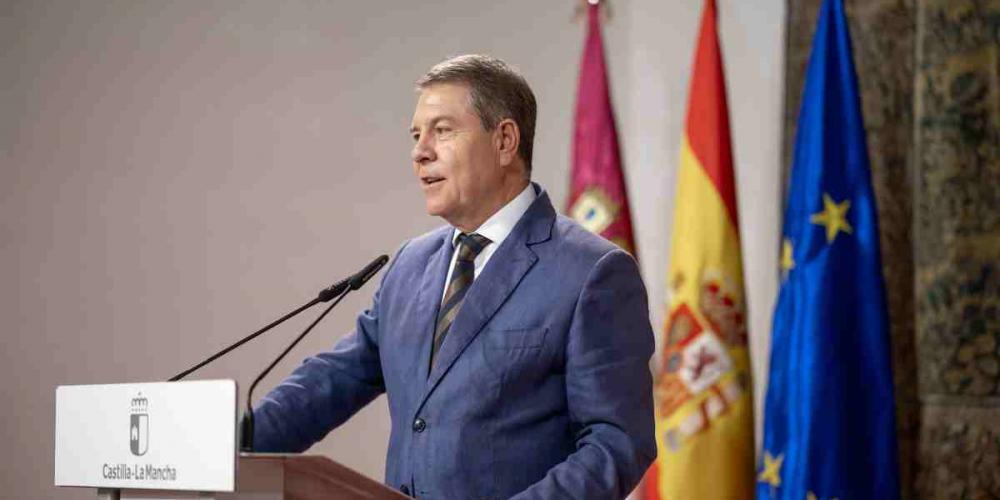 El presidente de Castilla-La Mancha, Emiliano García-Page.