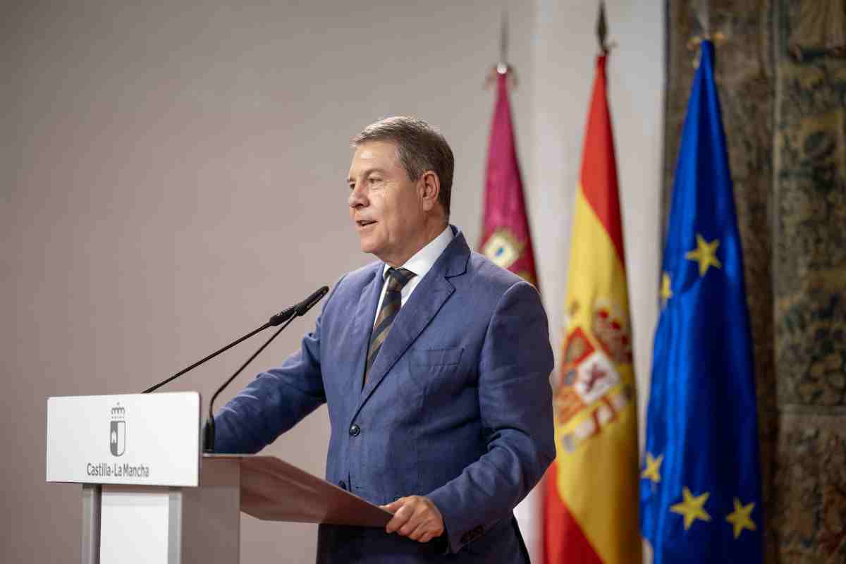 El presidente de Castilla-La Mancha, Emiliano García-Page.