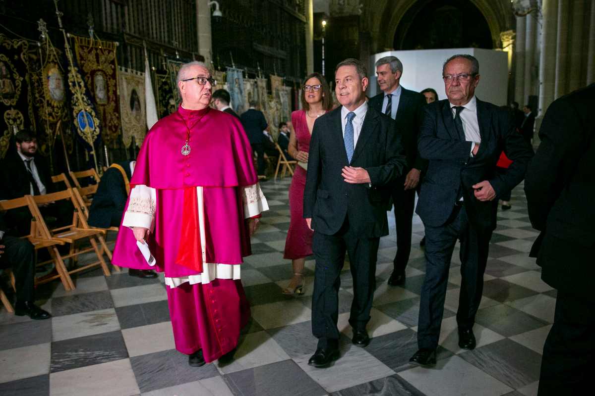 Emiliano García-Page, presidente de Castilla-La Mancha, asistió a los actos conmemorativos.