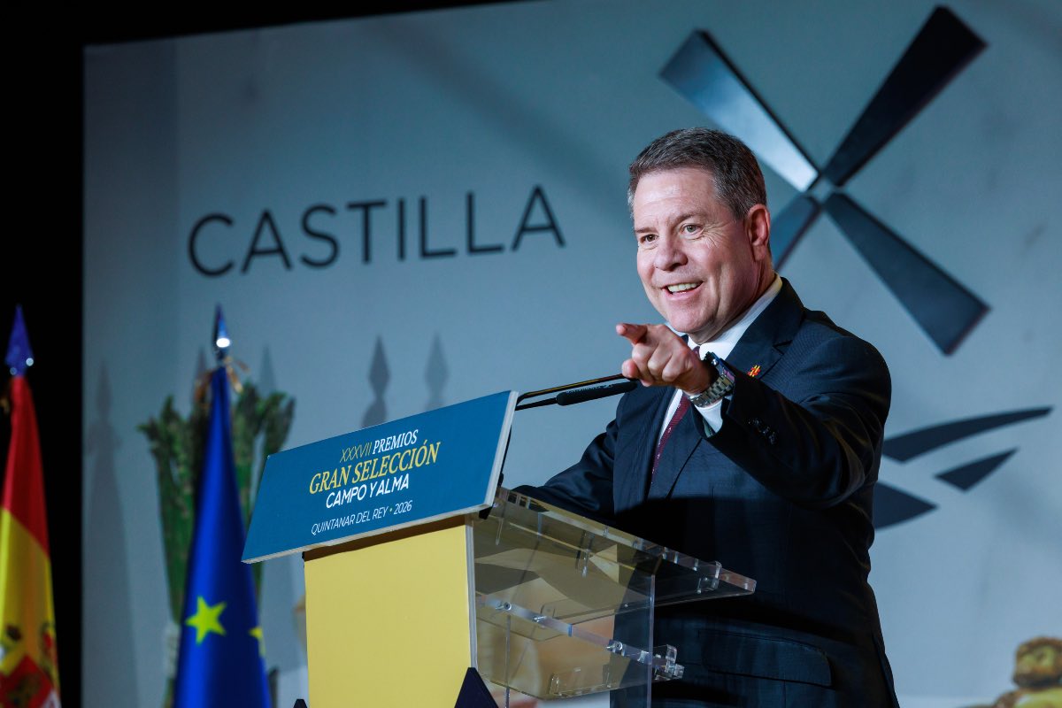 El jefe del Gobierno regional, Emiliano García-Page, preside la entrega de los Premios Gran Selección Campo y Alma 2026. (Fotos: D. Esteban González // JCCM)