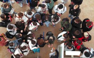Alumnos durante un examen de Selectividad. Foto: PAU.
