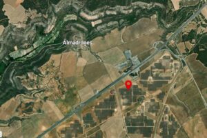Ubiación placas solares Almadrones Gráfico: EP