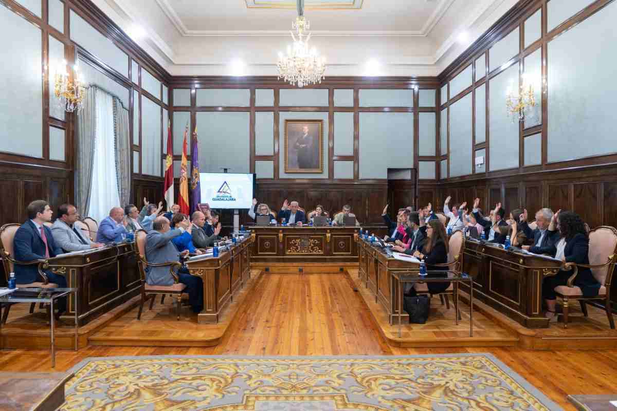 Pleno de la Diputación de Guadalajara.