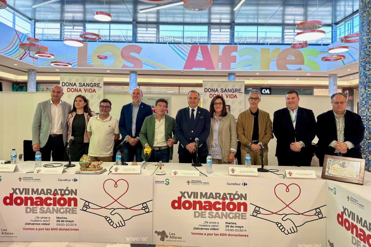 Presentación de la 17º Maratón de Donación de Sangre de Talavera