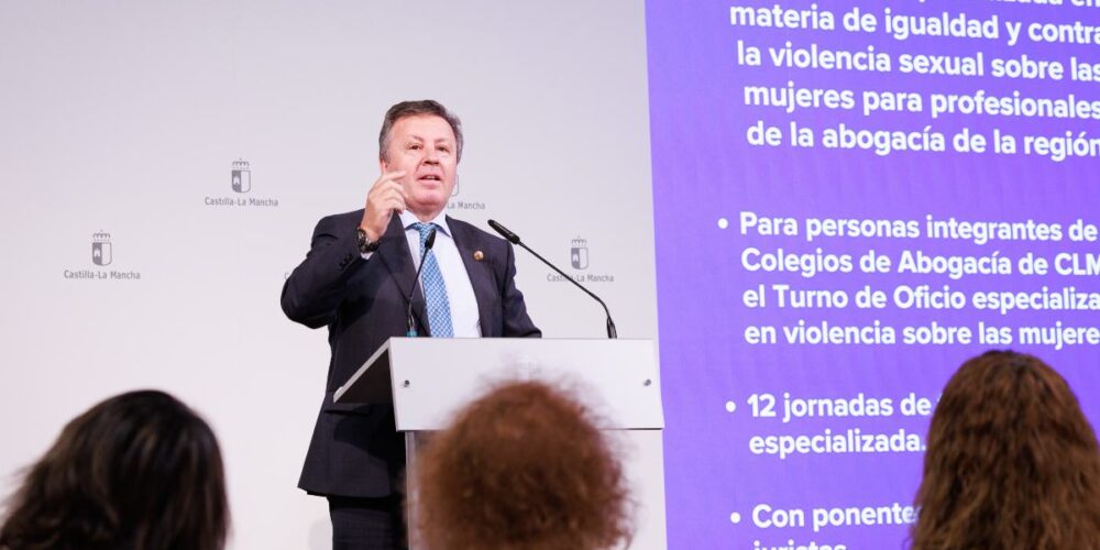 El presidente del Consejo de la Abogacía de Castilla-La Mancha. (Foto: D. Esteban González // JCCM)