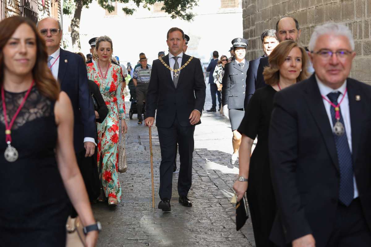 Carlos Velázquez tomó parte en la procesión.