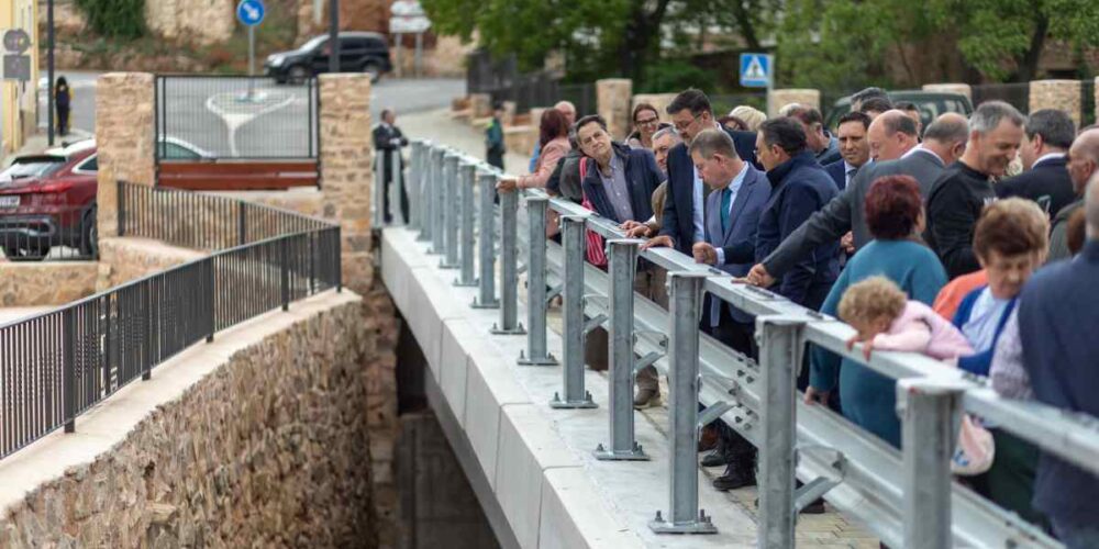 Inauguración del puente de Landete (Cuenca).