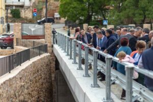 Inauguración del puente de Landete (Cuenca).