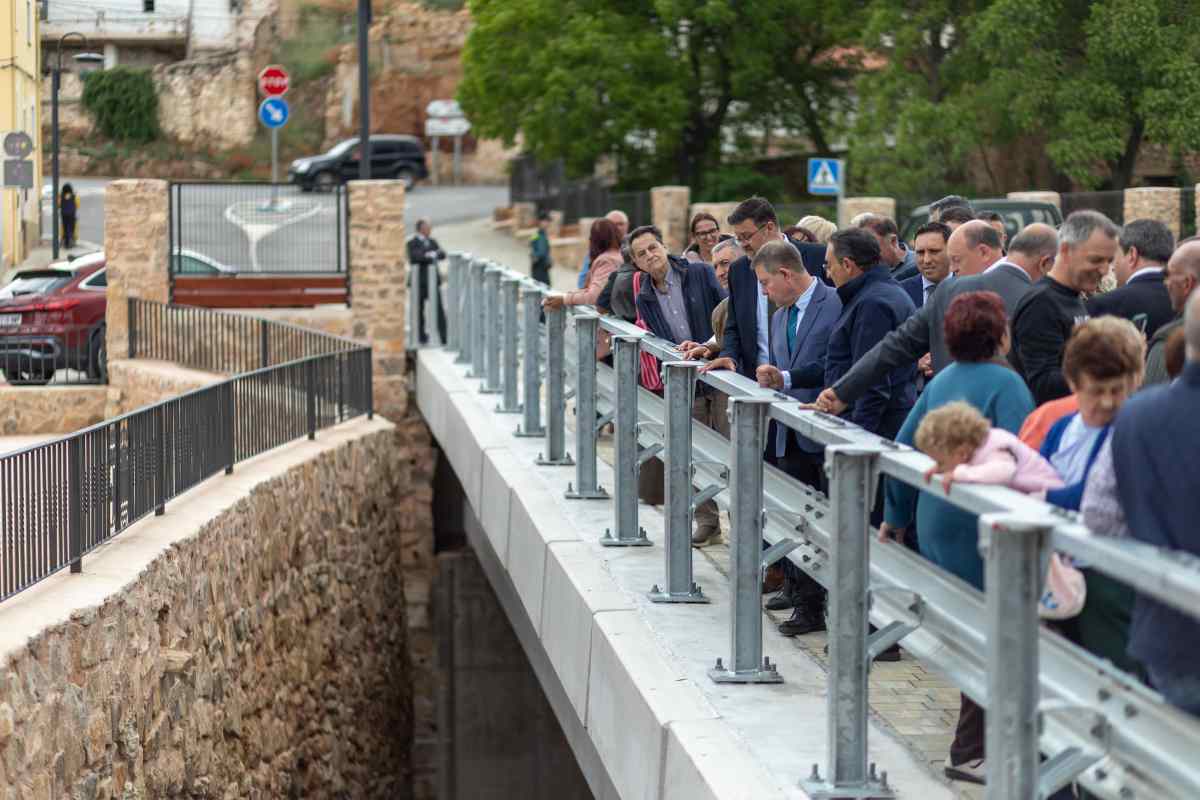 Inauguración del puente de Landete (Cuenca).