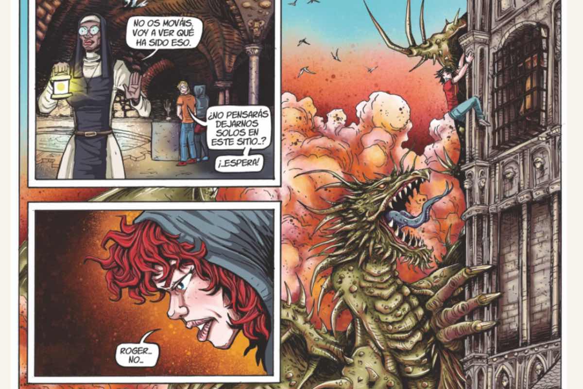 Un fragmento del nuevo cómic de Roger Rojas