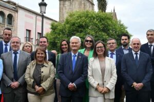 La portavoz del Gobierno de Castilla-La Mancha, Esther Padilla, en la Romería de San Isidro de Talavera.