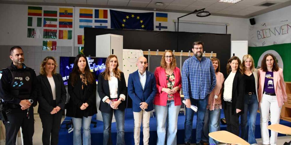 Sara Simón visitó el IES Arcipreste de Canales, en Recas (Toledo).