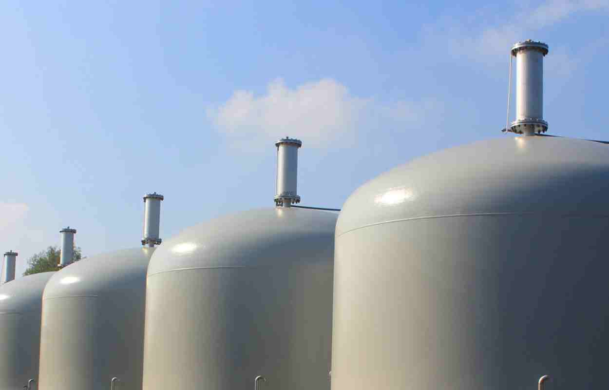 Tanques de hidrógeno verde.