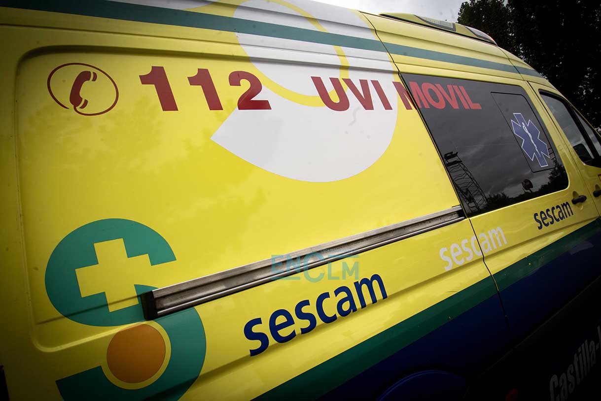 Imagen de archivo de una UVI móvil del Sescam. Foto: Rebeca Arango.
