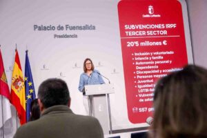 La consejera portavoz del Gobierno de Castilla-La Mancha, Esther Padilla.