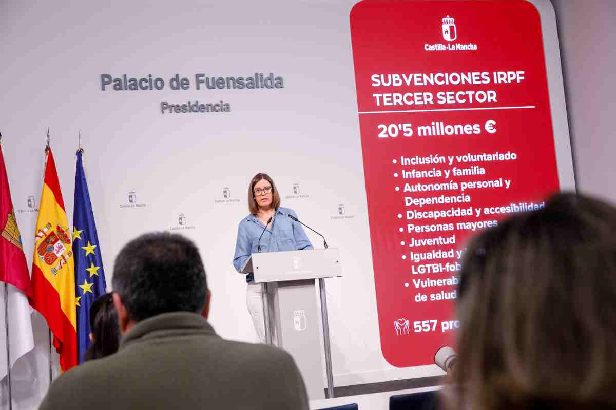 La consejera portavoz del Gobierno de Castilla-La Mancha, Esther Padilla.