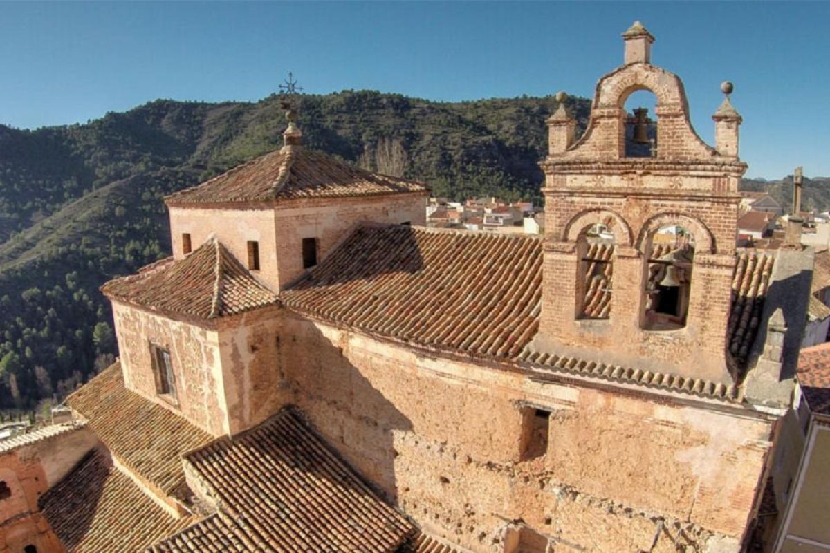 Iglesia y convento de Carmelitas de Liétor. Foto: Cultura Castilla-La Mancha