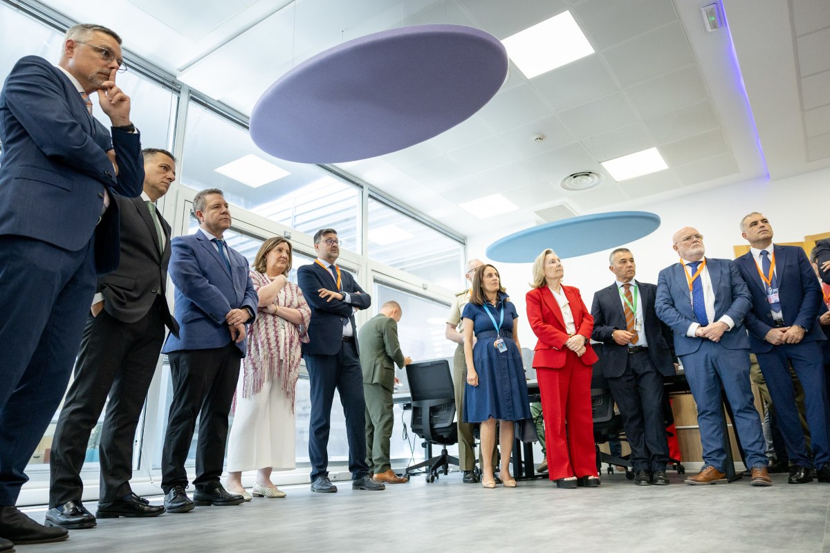 Inauguración del Digital Campus de Airbus, en Albacete. Foto: JCCM
