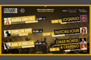 Conciertos solidarios que, de momento, han quedado suspendidos