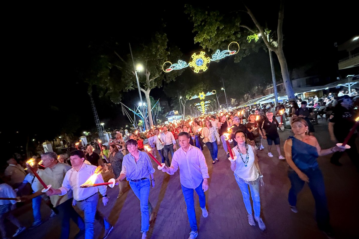 Imagen de archivo de la Marcha de Antorchas de San Juan de Albacete