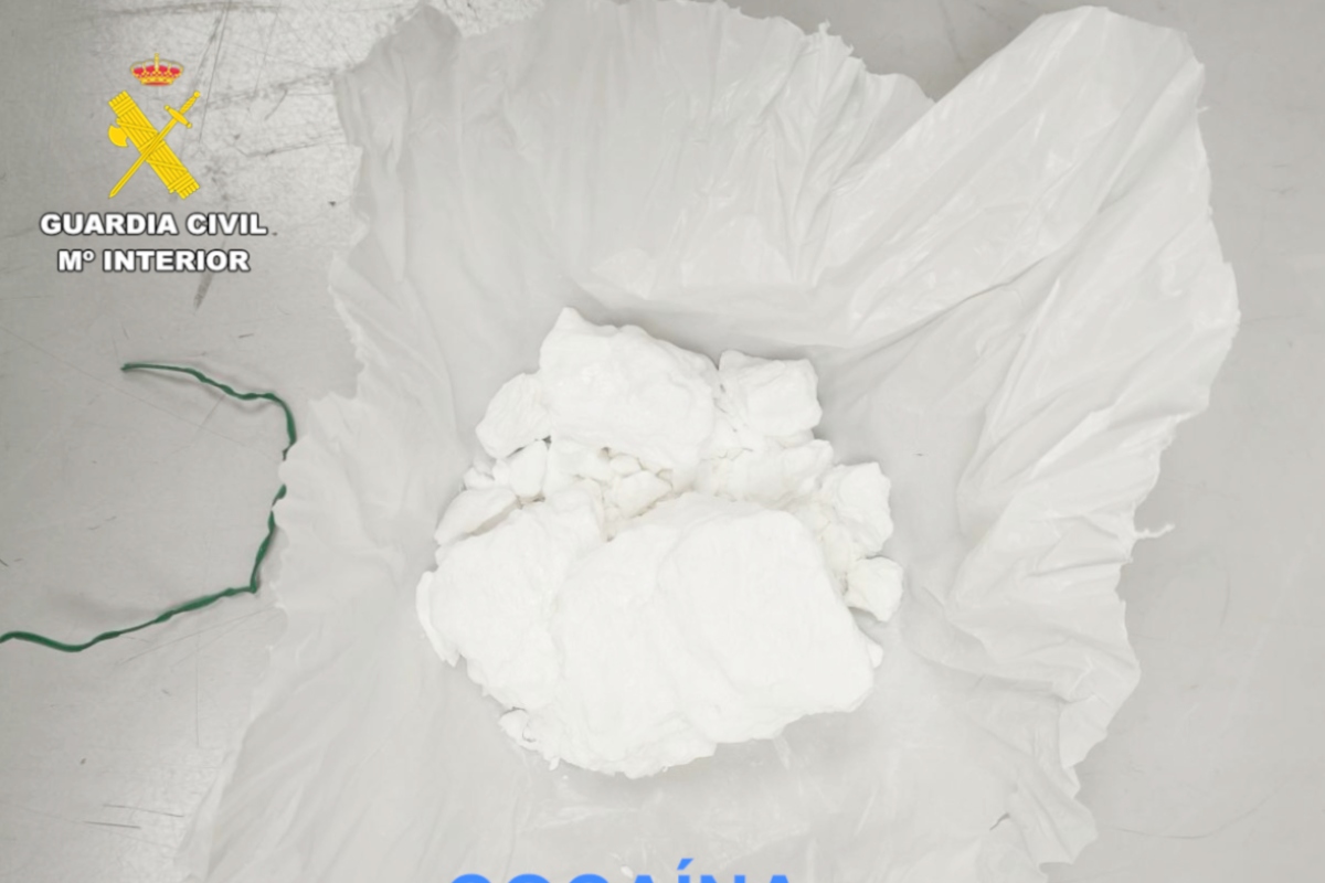 Cocaína intervenida por la Guardia Civil de La Roda (Albacete)