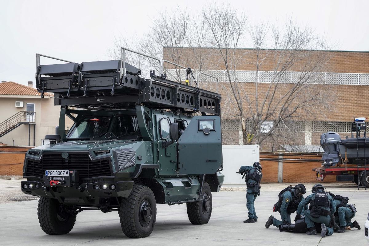 Imagen de Ibero, uno de los vehículos que fabrica TSD, y que, entre otros cuerpos, usa la Guardia Civil