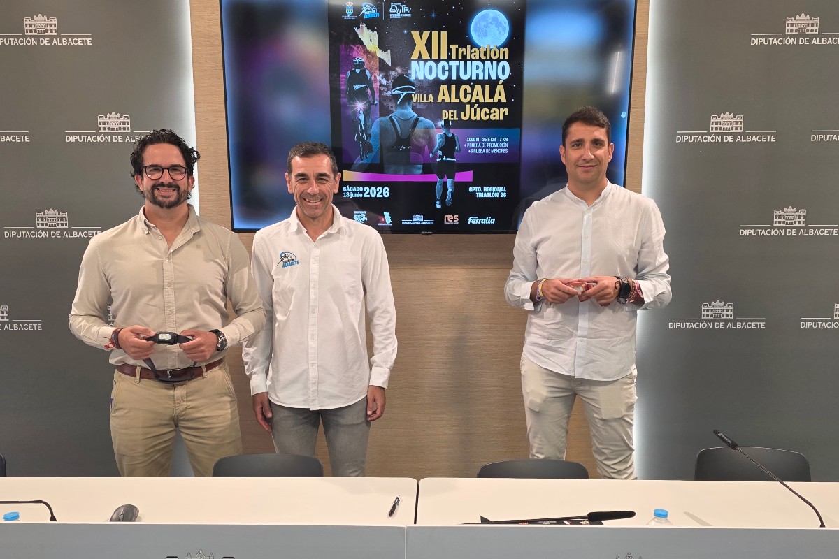 Presentación del XII Trialón de Alcalá del Júcar (Albacete)