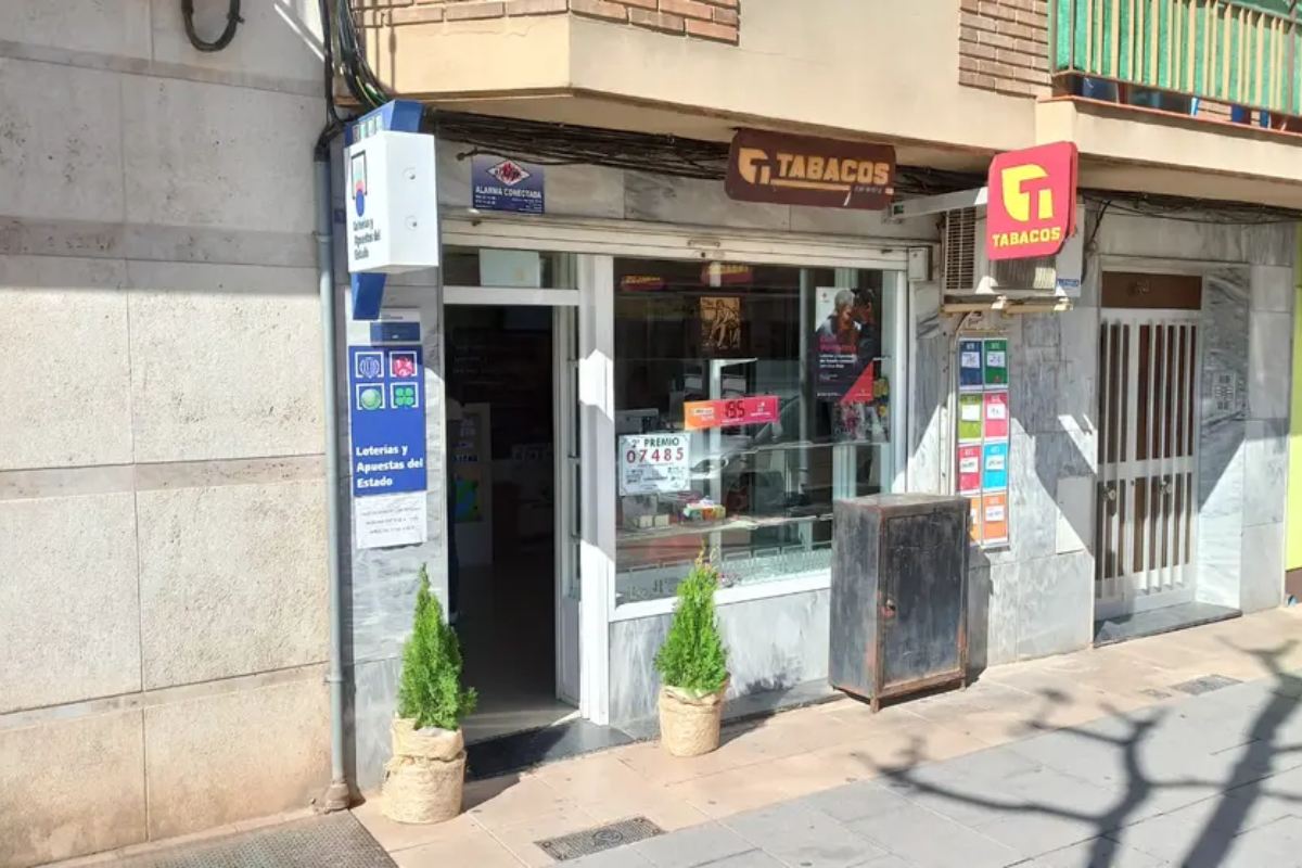 Punto de venta de Lotería Nacional en Valdepeñas en el que ha tocado el sorteo del 11 de junio