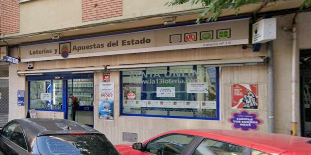 Administración de Loterías Número 13 de Albacete. Foto: Google Maps