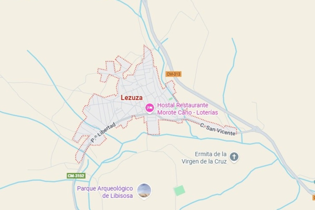 Lezuza (Albacete). Foto: Google Maps