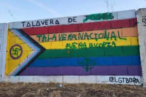 Nueva vandalización al mural queer de Talavera