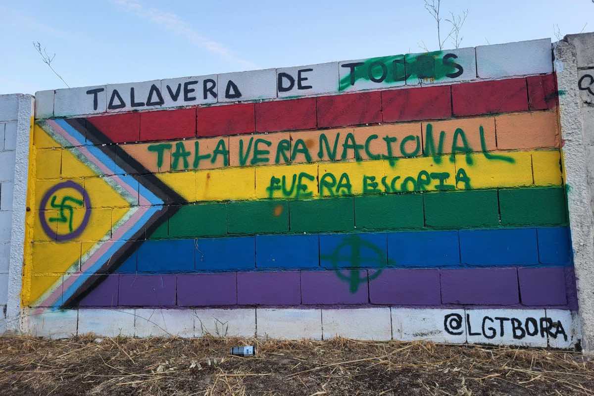 Nueva vandalización al mural queer de Talavera