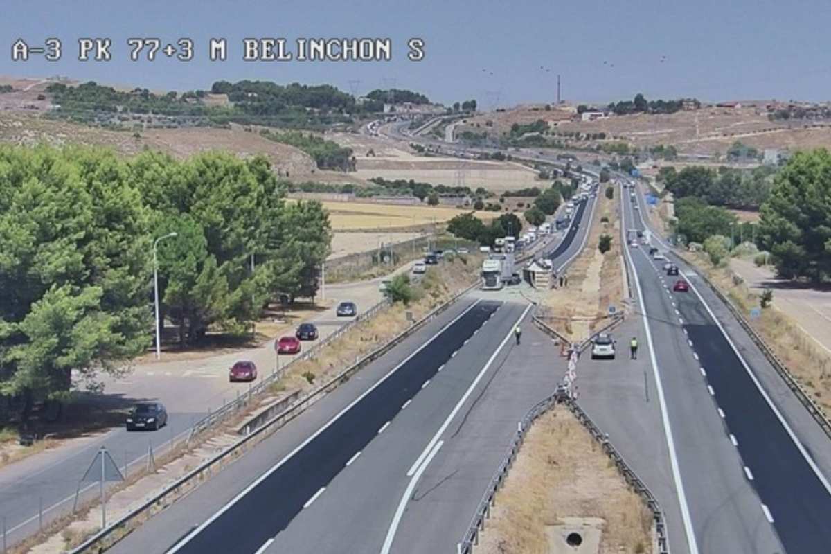 El accidente de tráfico se ha producido en el término municipal de Belinchón (Cuenca)
