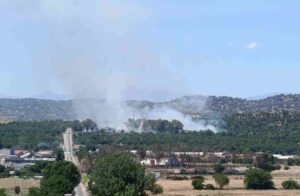 Incendio en Talavera. Foto cedida a ENCLM.