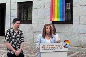 Noelia de la Cruz, en el acto del PSOE sobre el Orgullo.