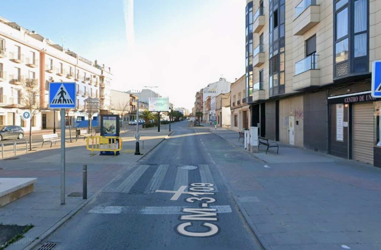 Calle Socuéllamos. en Tomelloso.