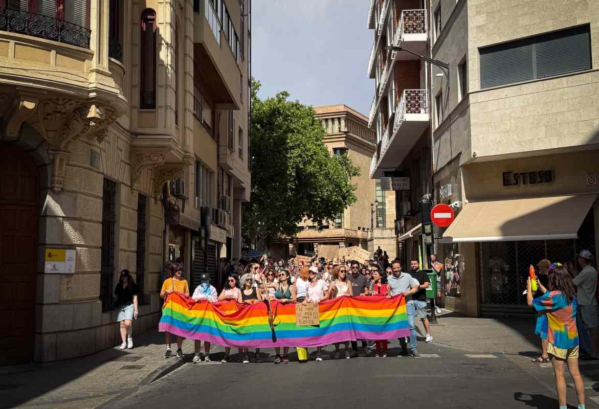 Manifestación en Albacete por el Día del Orgullo.