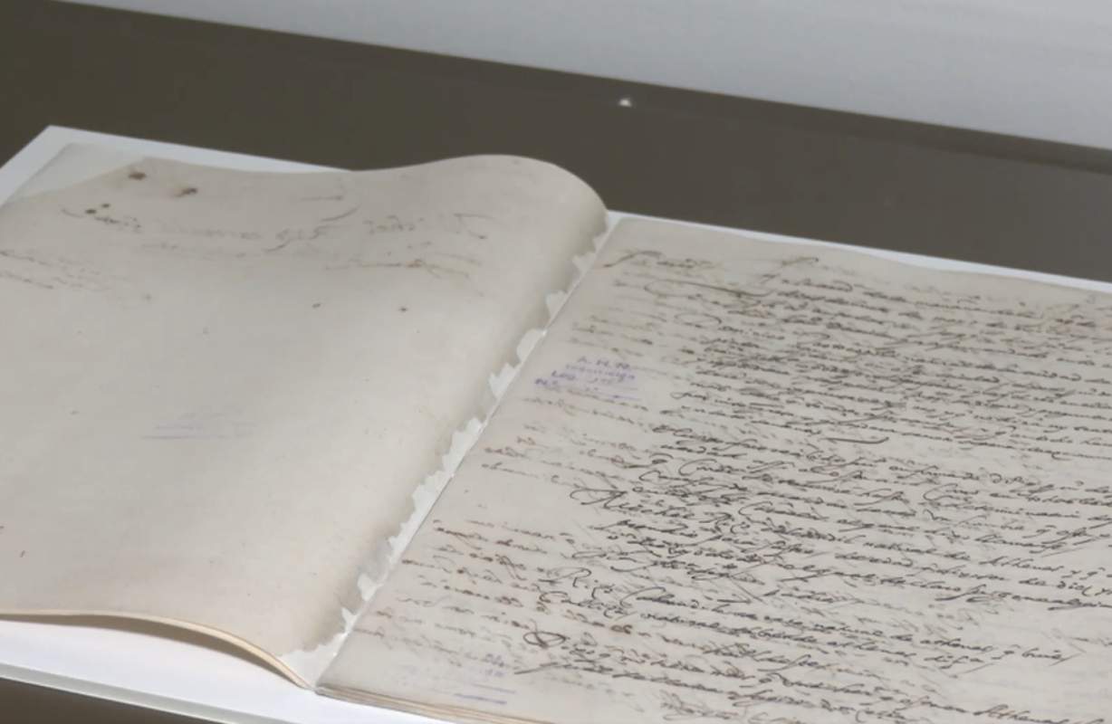Imagen de uno de los documentos de la exposición.