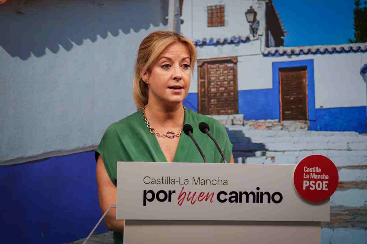 La portavoz del grupo socialista en las Cortes de Castilla-La Mancha, Ana Isabel Abengózar