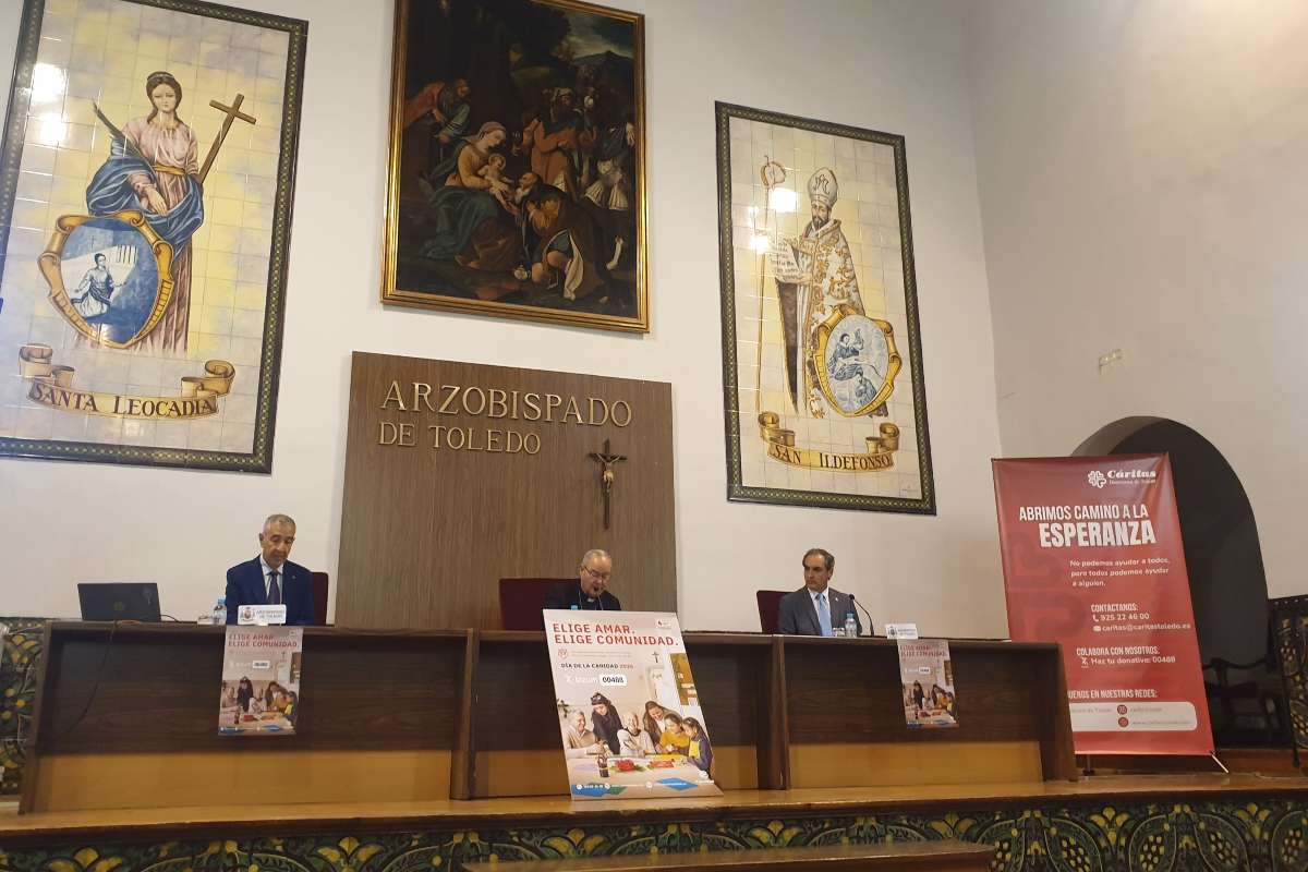 Rueda de prensa para dar a conocer la memoria 2025 de Cáritas Diocesana en Toledo